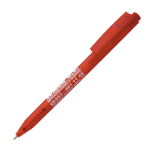 HALLIGEN balpen transparant full colour bedrukt roze Full colour 4785