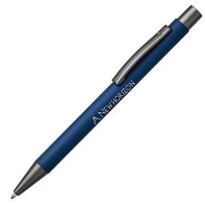 BARBADOS soft touch pen lichtblauw Graveren 1327