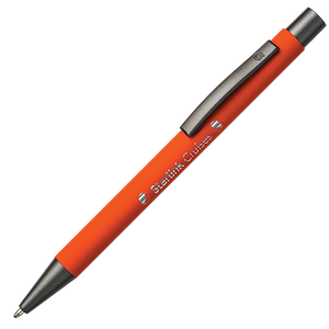 BARBADOS soft touch pen rood Graveren 1332