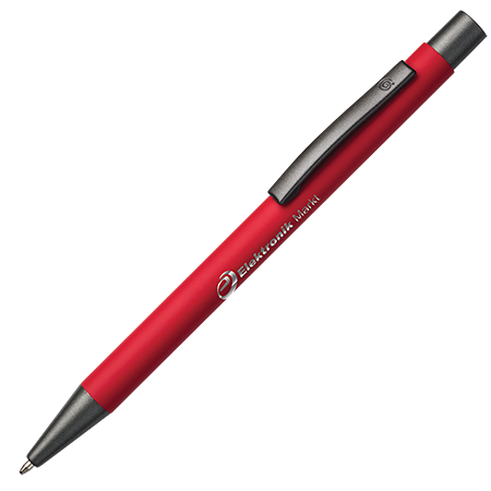 BARBADOS soft touch pen paars Graveren 1331