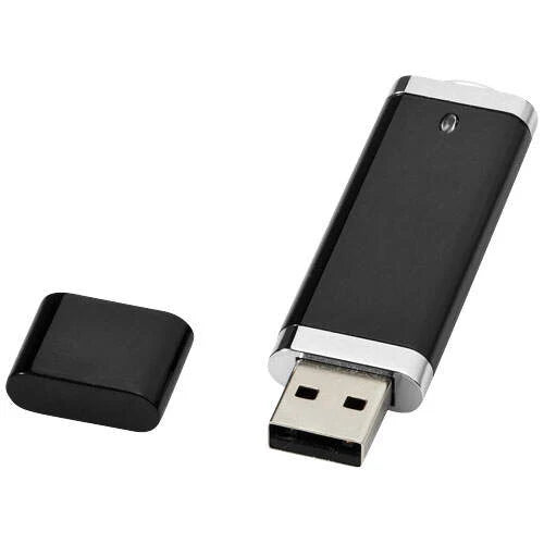 Flat USB 4GB zilver 3 kleuren tp 3783