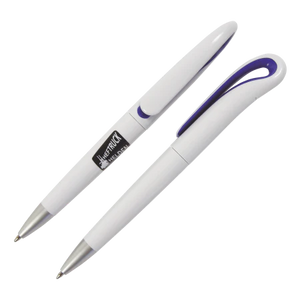 VICTORIA balpen donkerblauw 2 kleuren 12927