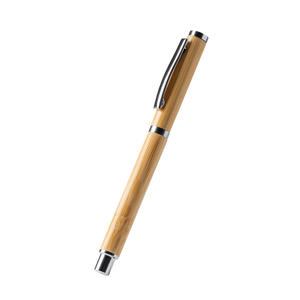 PIRGO rollerball pen bamboe en metalen onderdelen bedrukken