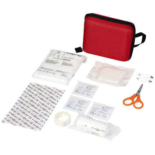 16 delige EHBO kit rood 1 kleur zd 29