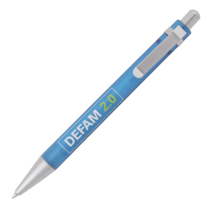 ARTICA balpen metaal frosty donkerblauw onbedrukt 850