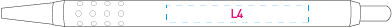 LIPARI balpen alu 72u 7136
