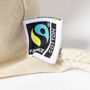 Trekkoordtas Sanfer Fairtrade naturel 2 kleuren