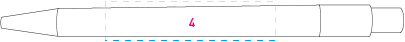 DOT D1 - CCR balpen geel 1 kleur 2850