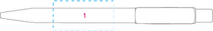 PIXEL PX 40 - B balpen geel 2 kleuren 9326