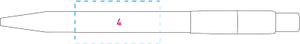 PIXEL PX 40 - B balpen oranje 1 kleur 9334