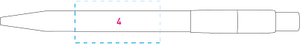 PIXEL PX 40 - C balpen geel onbedrukt 9339