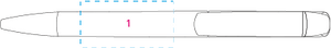 FLOW PURE F2 P - MATT F balpen lichtgroen onbedrukt 3986