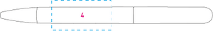 FLOW PURE F2 P - MATT F balpen geel 2 kleuren 3982