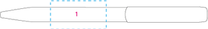 ZINK Z1 - CF balpen geel 2 kleuren 13686