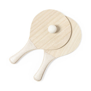 Strandrackets Saiker hout onbedrukt