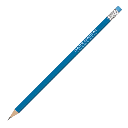 SABA potlood met gum en geslepen punt lichtblauw 1 kleur 10610