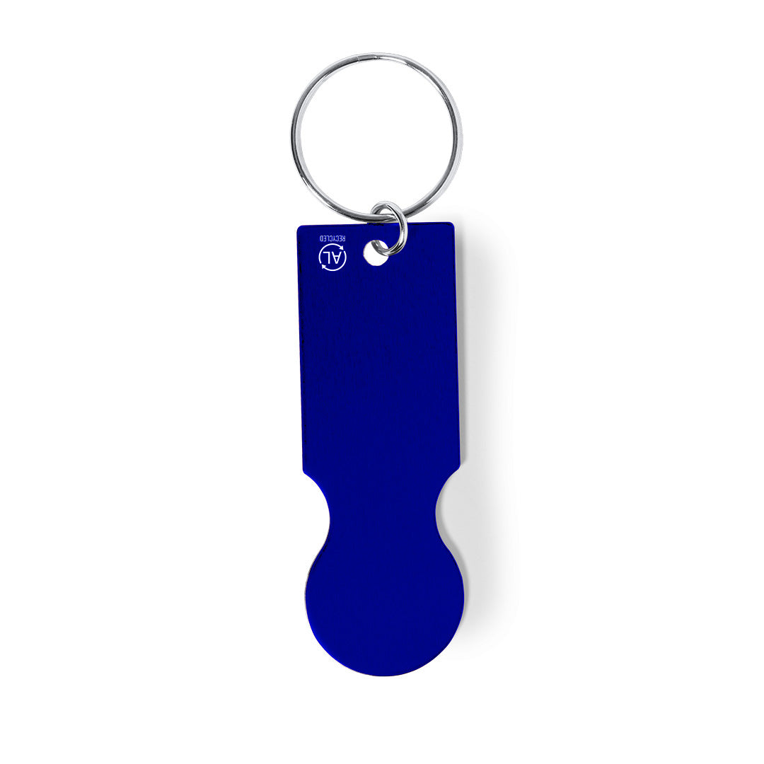 Sleutelhangermunt Talgun zilver onbedrukt