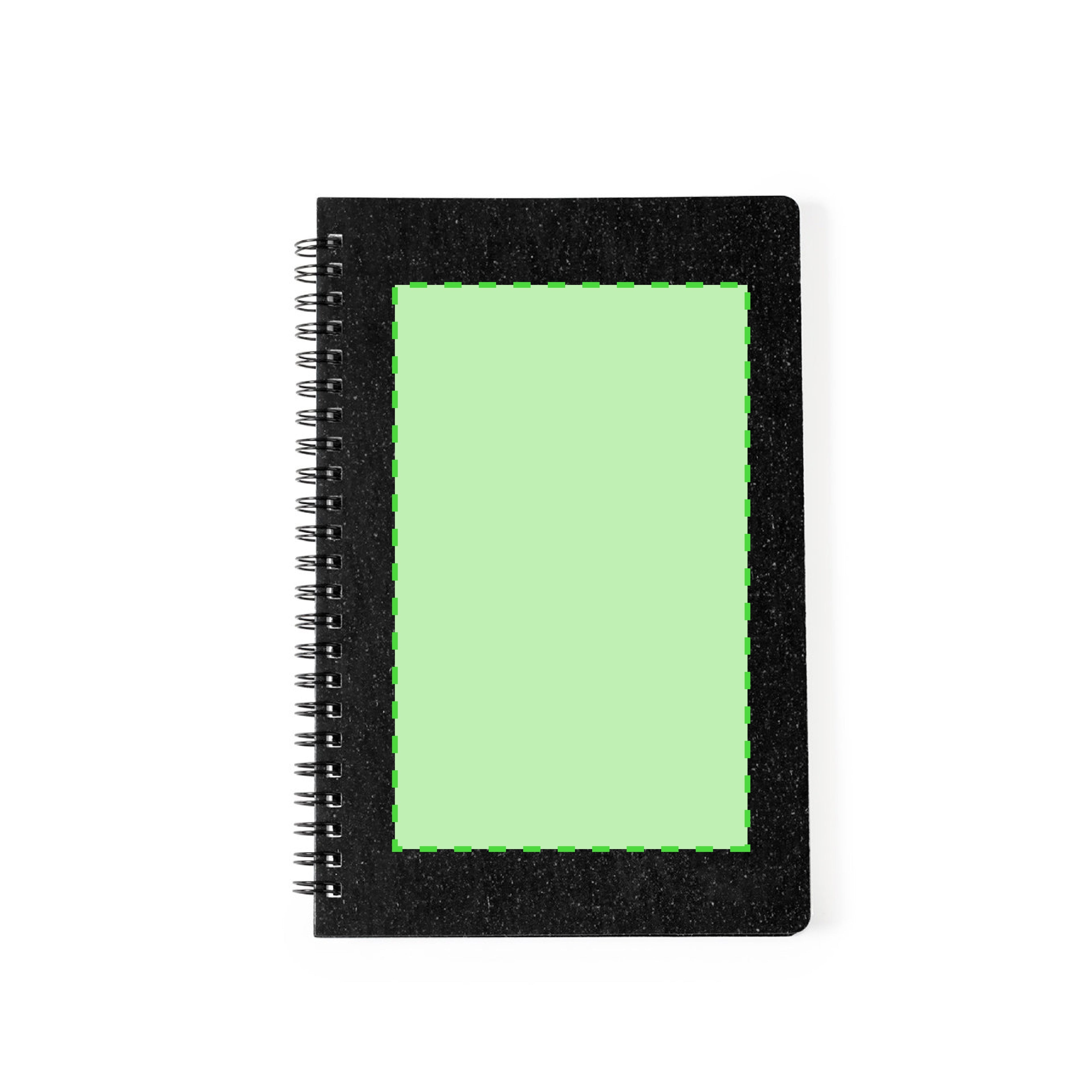 Notitieboekje Roshan zwart 2 kleuren