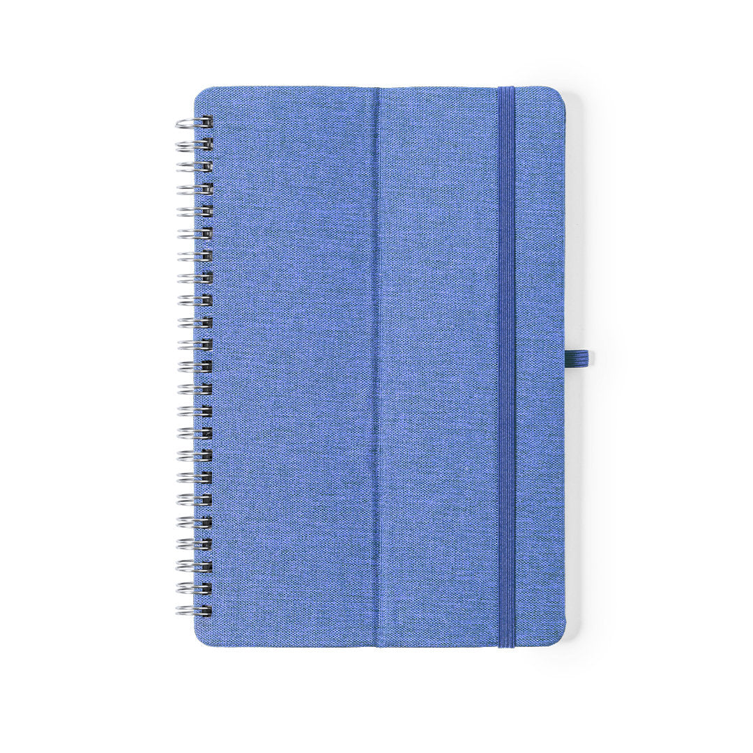 Houder Notitieboekje Maisux blauw onbedrukt