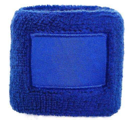 Zweetband pols met label zwart Full colour 13933