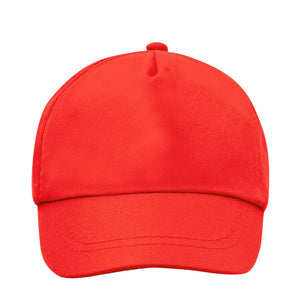 Kinder Cap Rick rood onbedrukt