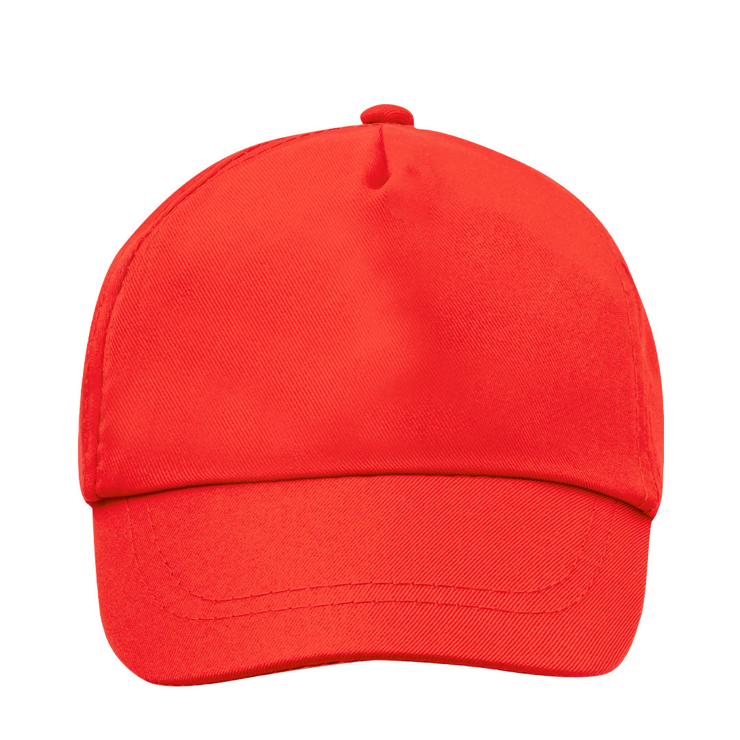 Kinder Cap Rick rood onbedrukt