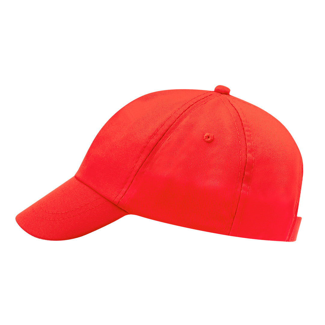 Kinder Cap Rick rood 1 kleur