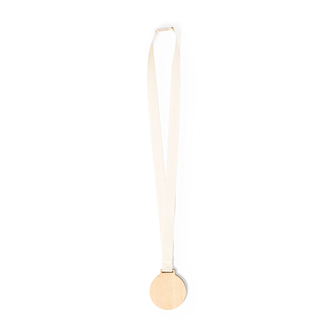 Medaille Guster wit onbedrukt