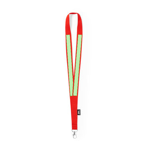 Lanyard Loriet rood onbedrukt