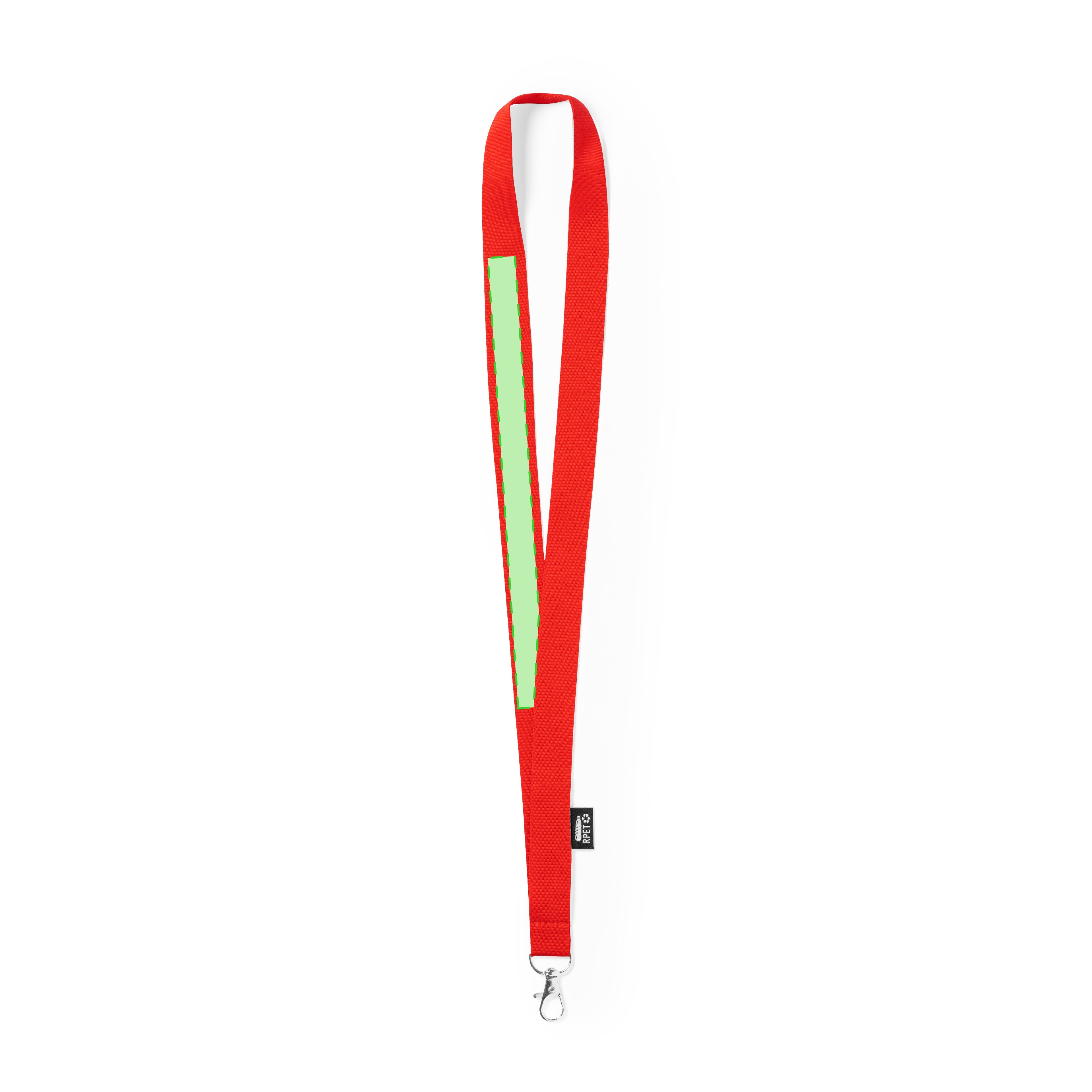 Lanyard Loriet zwart onbedrukt