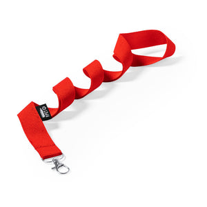 Lanyard Loriet oranje onbedrukt