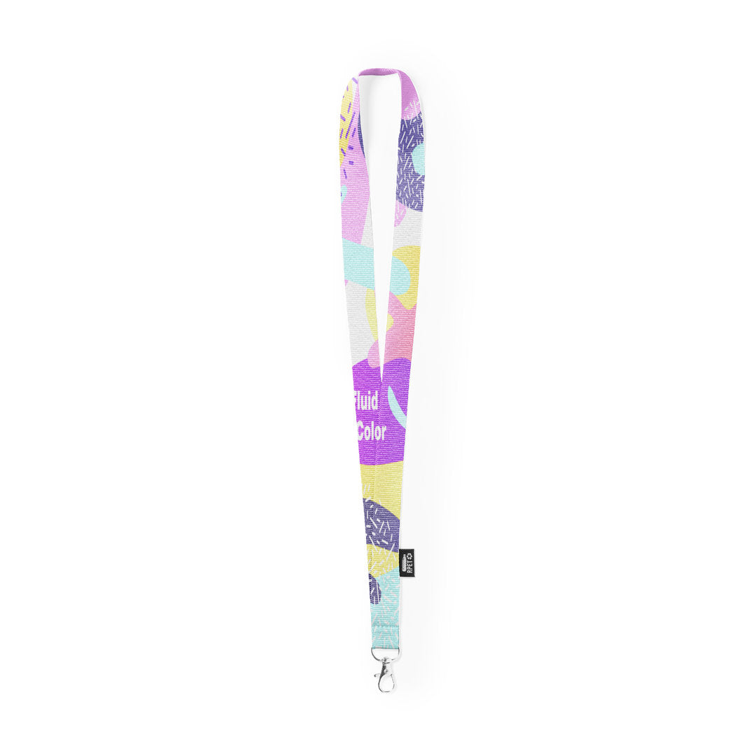 Lanyard Loriet donkerblauw onbedrukt