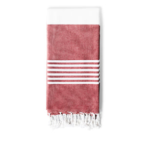 Handdoek Pareo Vedant rood 1 kleur