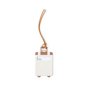 Bagagelabel Cliffer beige onbedrukt