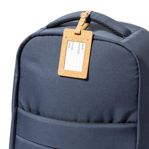 Bagagelabel Dastin beige Graveren