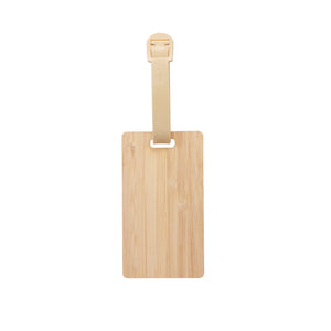 Bagagelabel Elwes hout onbedrukt
