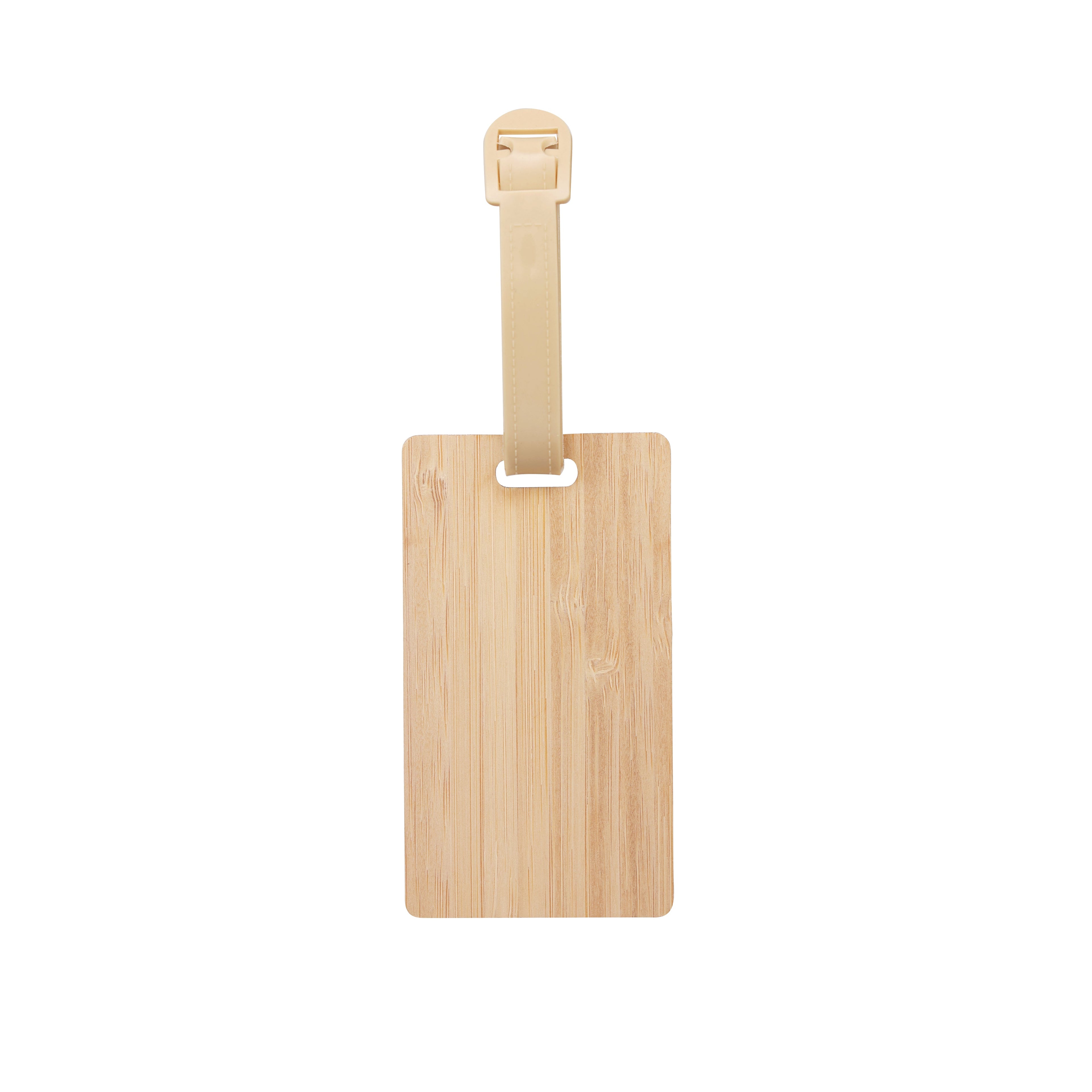 Bagagelabel Elwes hout onbedrukt