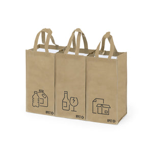 Tassenset Stuggar beige onbedrukt