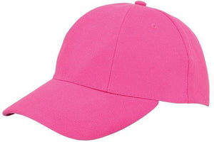 Cap van katoen rood 1 kleur tr 2142