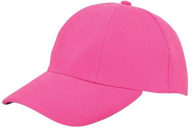 Cap van katoen rood 1 kleur tr 2142