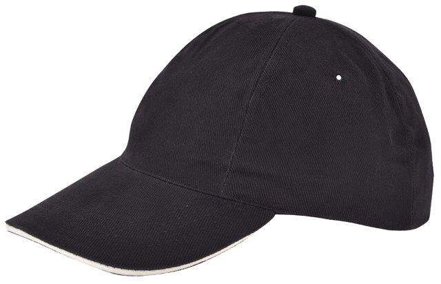 Kinderpet van katoen blauw 1 kleur 6381