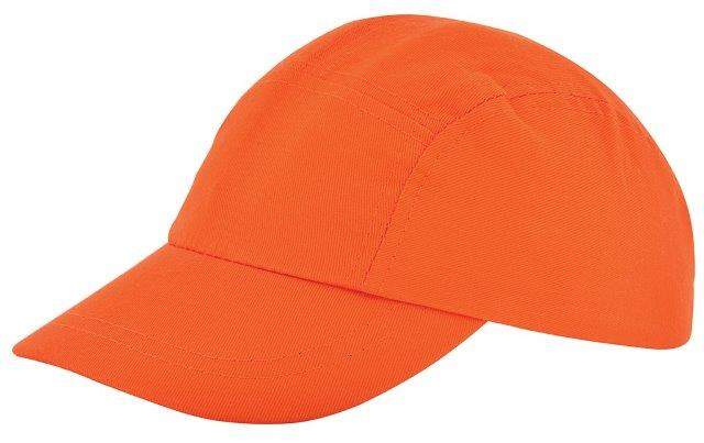 Kinderpet van katoen blauw onbedrukt 6386