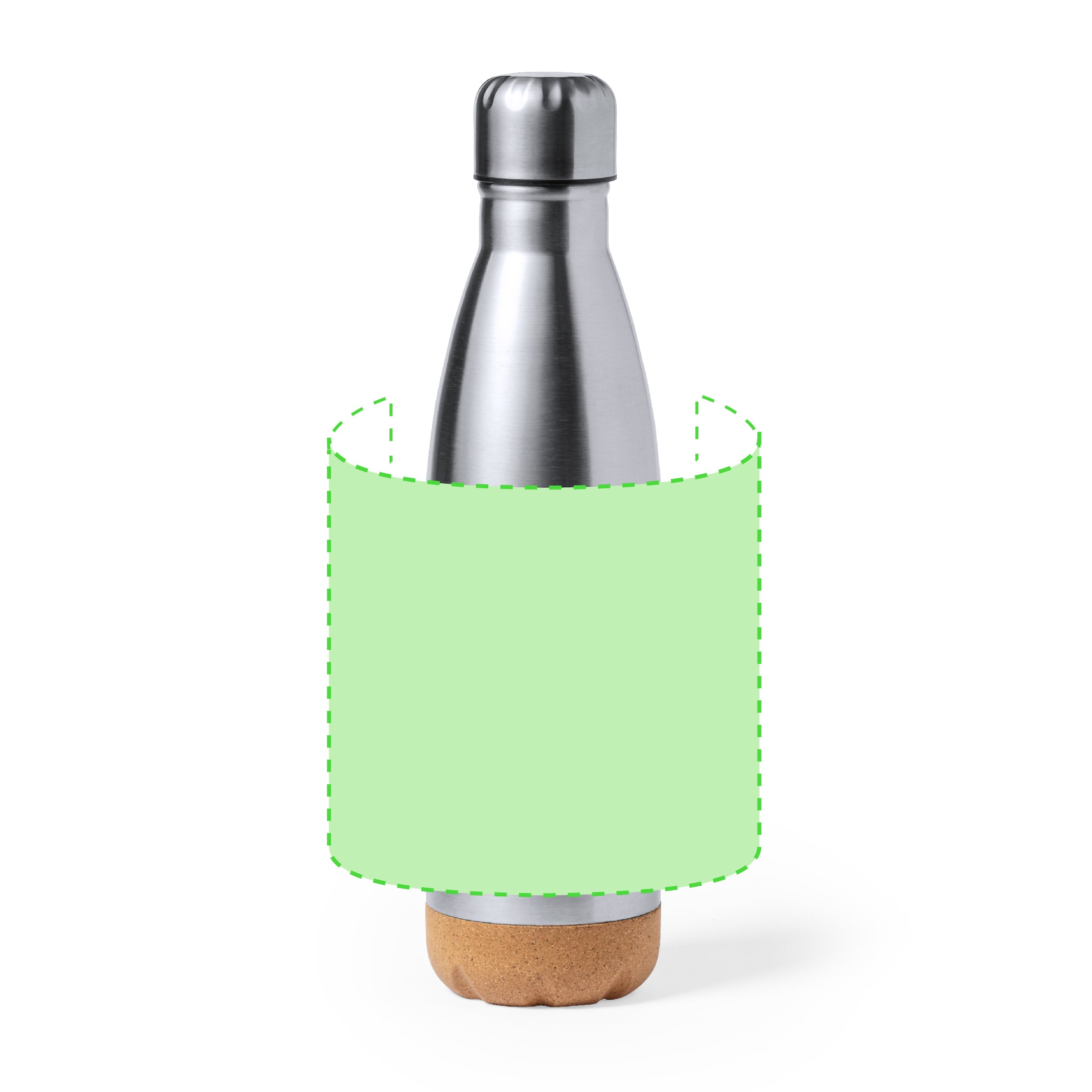 Fles Kraten zwart onbedrukt