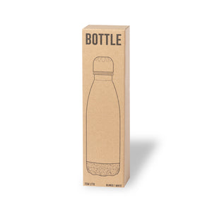Fles Kraten donkerblauw Graveren