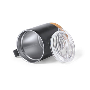 Geïsoleerde mok Loret zilver 1 kleur