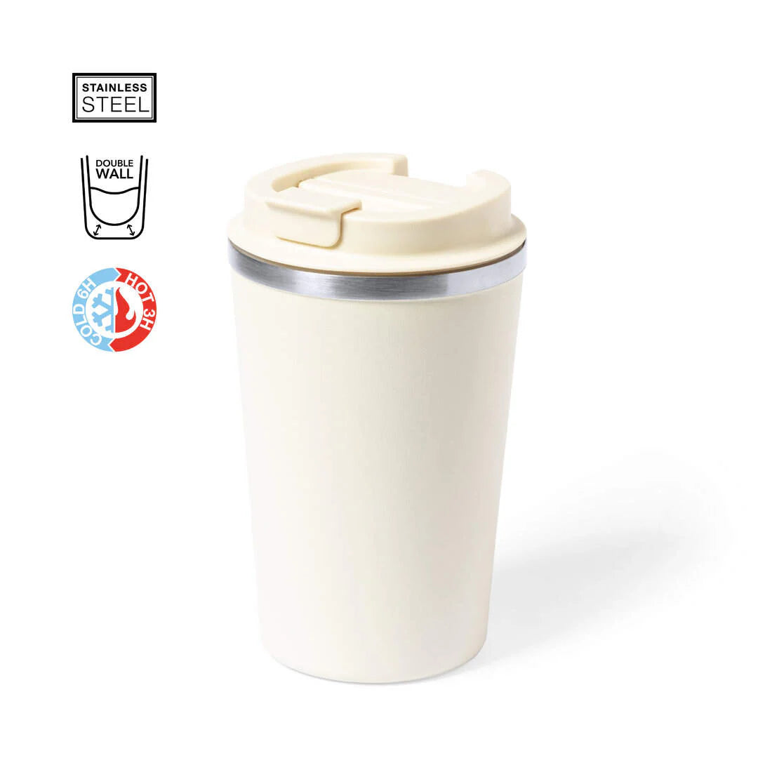 Thermos beker Vicuit grijs 1 kleur 12466