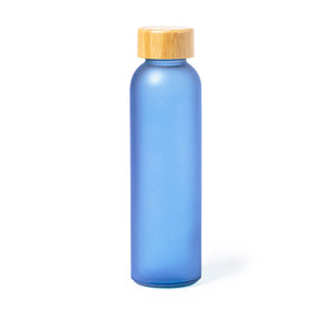 Fles koelbox blauw onbedrukt