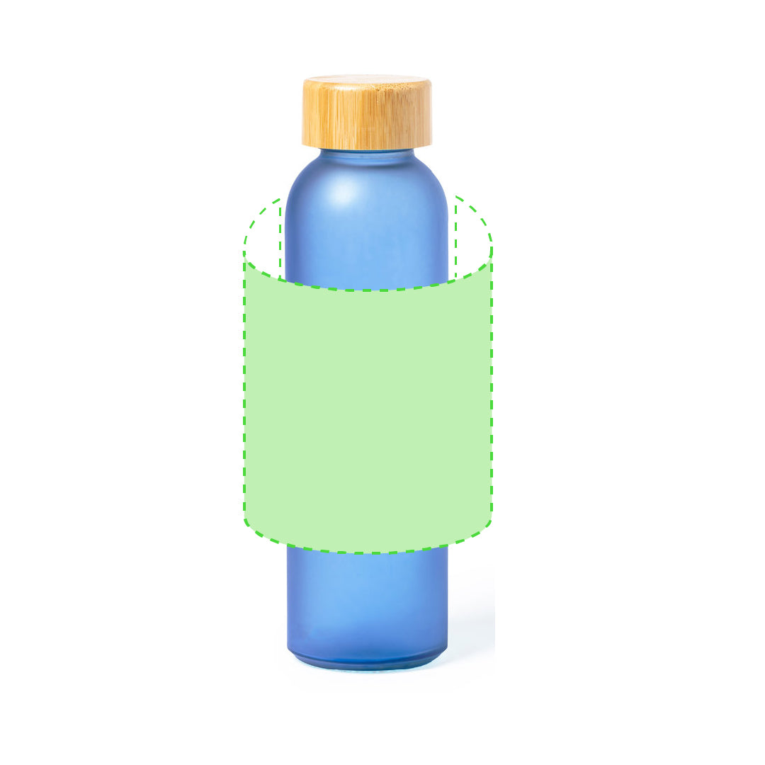 Fles koelbox groen onbedrukt