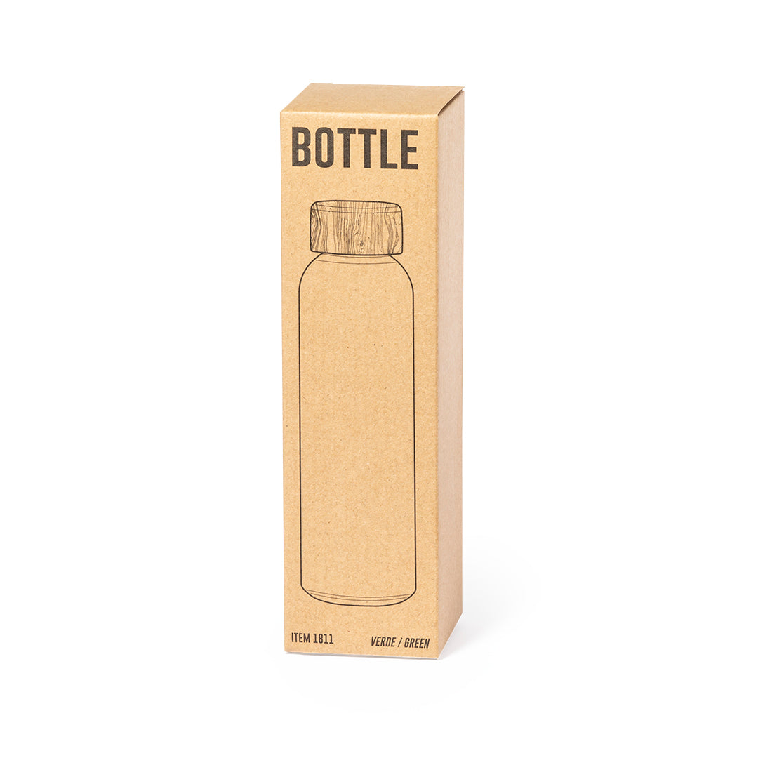 Fles koelbox zwart Graveren