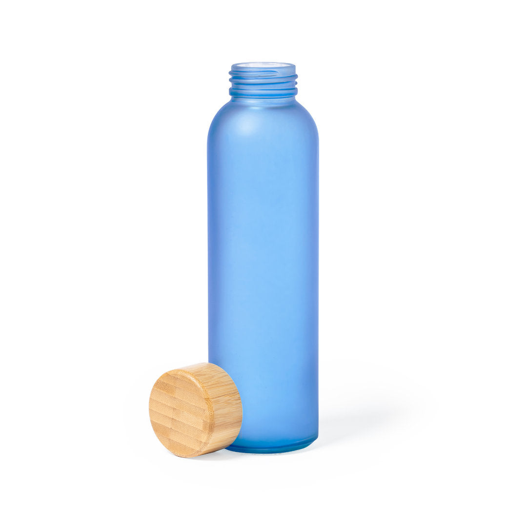 Fles koelbox zwart onbedrukt